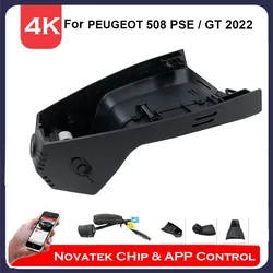 4K HD Front And Rear Camera Wifi DVR Dash Cam for PEUGEOT 508 PSE SW Sport Engineered 508PSE 508SW Berline 2019 2020 2021 2022