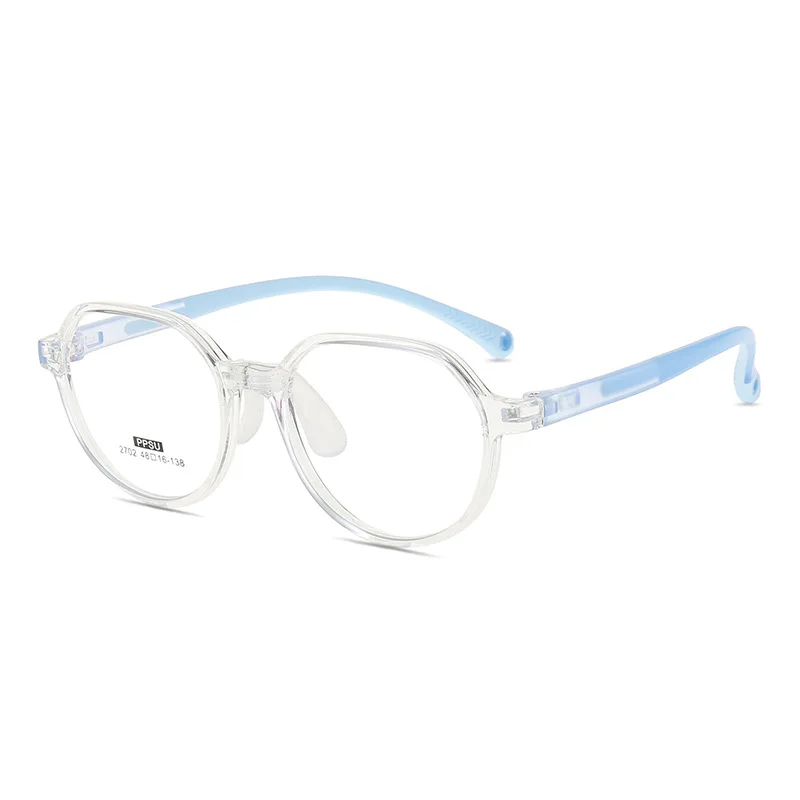 Okulary dziecięce TFTB Fashion Retro Ultralekkie Wielokątne Chłopięce i Dziewczęce Okulary Optyczne Korekcyjne Oprawki Dziecięce 2702