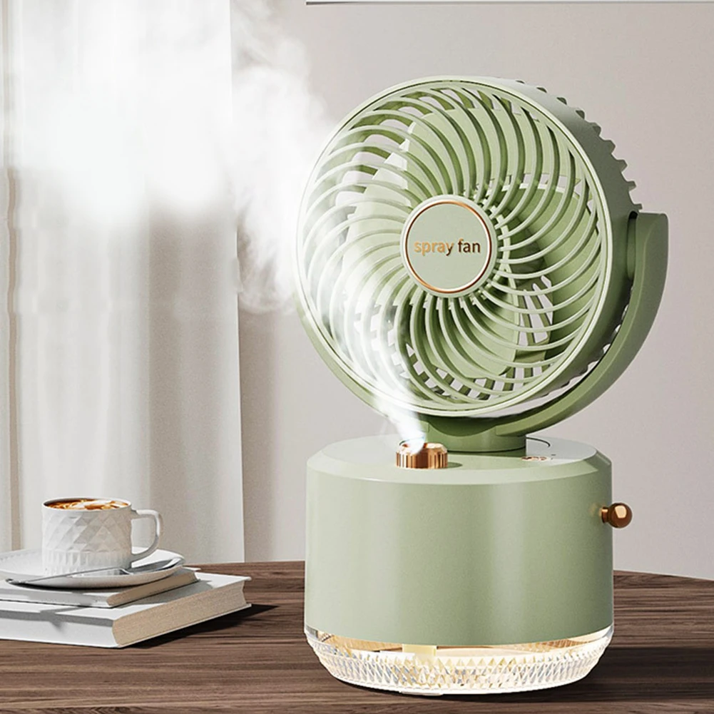 Umidificatore ventilatore a spruzzo ventilatore portatile raffreddatore d'aria umidificatore ventilatore USB ventilatore da tavolo ventilatore a nebbia d'acqua per elettrodomestico estivo