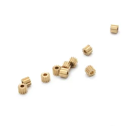 Precision Mechanical Gear 0.25M 9/10/11/12/13/14/15/16/17/18/19/20 Teeth 1/1.5/2/3mm Mini Copper DIY Model Gear