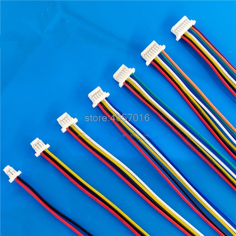 SH 1.0 JST Wire Cable Connector DIY 2/3/4/5/6/7/8/9/10 Pin Electronic Line Single/Double Connect Terminal Plug 28AWG 10/15/20cm