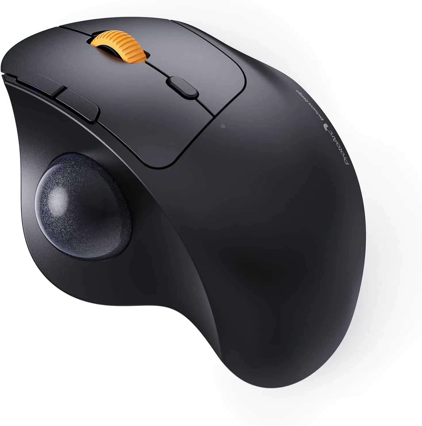 ProtoArc Wireless Trackball Mouse, EM04 Ergonomic Bluetooth Rollerball Rechargeable Computer Laptop Thumb Control Mouse