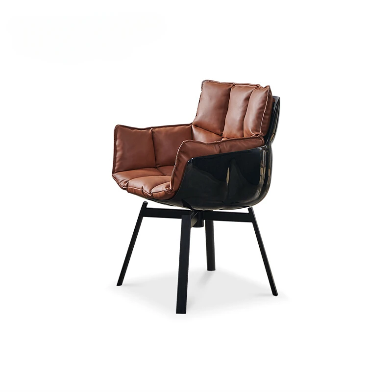 

Rotatable leather study office chair