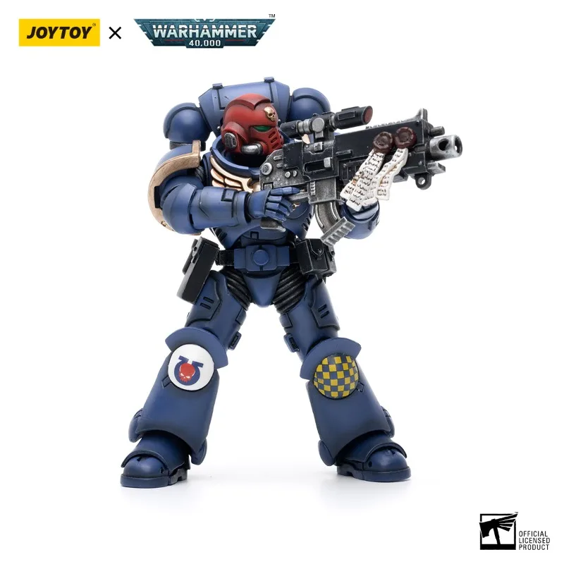 Figurki akcji 1/18 JOYTOY Warhammer 40k Ultramarines Heroes of The Chapter 3szt Brothers Anime Military Collection Model Toys