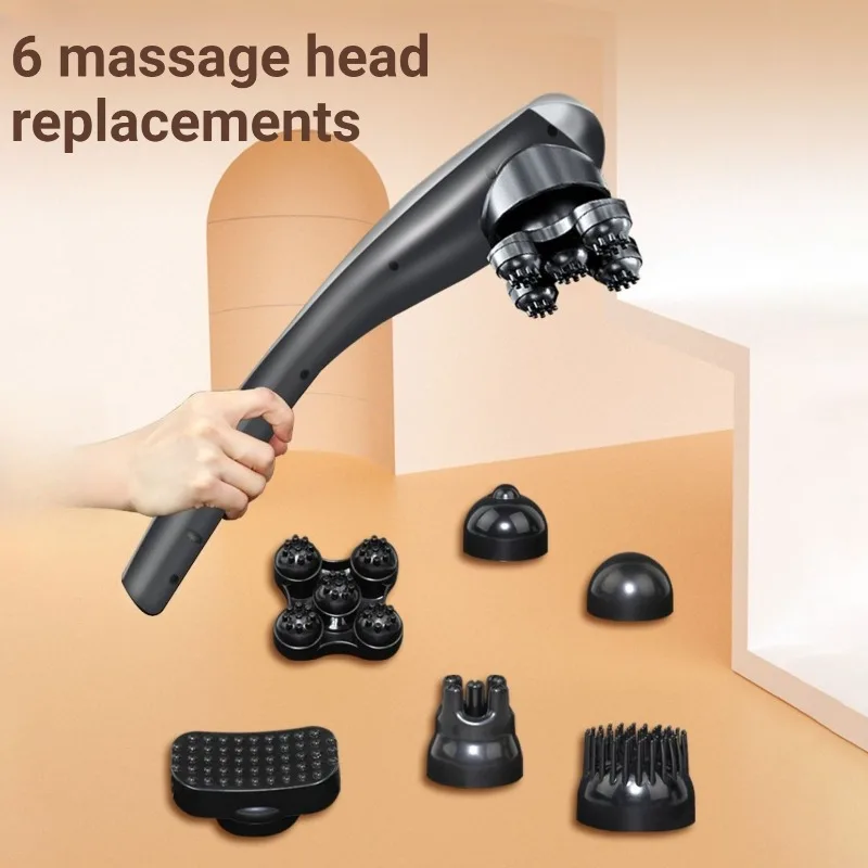 Handheld Dolphin Massage Stick High Frequency Vibration Bionic Low Noise Electric Massage Sticks Professional Body Massagers