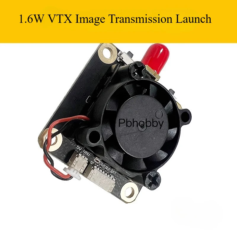 

1.7G-1.9Ghz 1.6w VTX with MMCX Interface for FPV Drone Parts Time Traveling Machine Long-distance Transmission Receiver VRX Accs