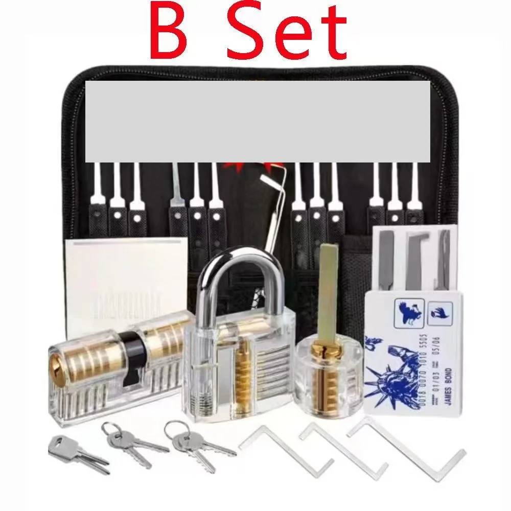 Lock Pick Set Locksmith Supplies Broken Key Auto Extractor Remove Hooks Stainless Steel DIY Hand Tools Hardware