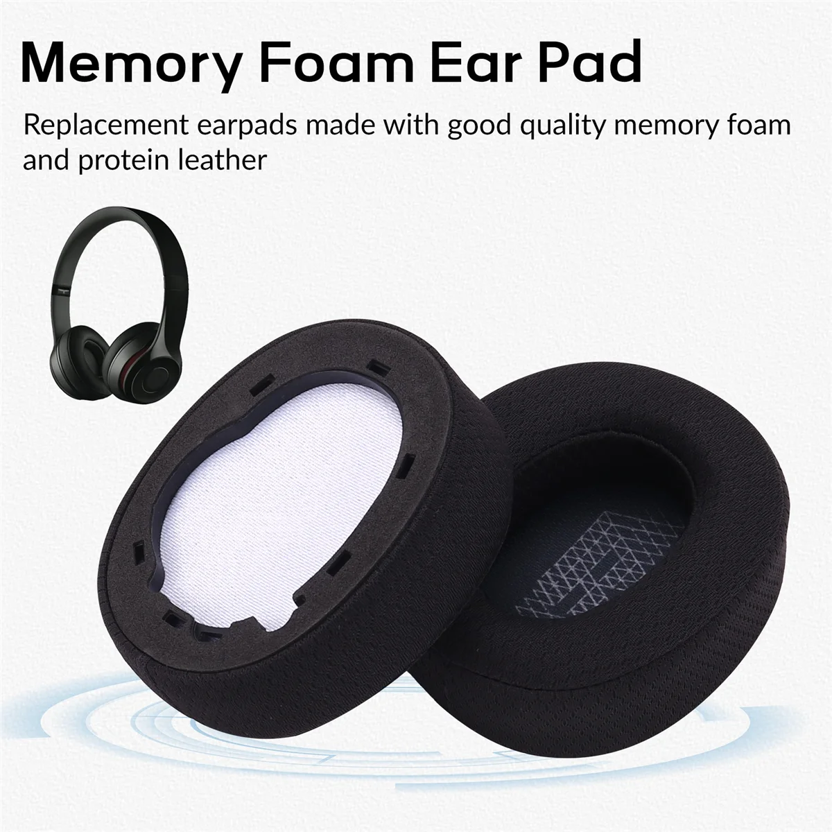1Pair Foam Ear Pads Cushion Leather Earpad for E65 E65BTNC / Duet NC/Live 650BTNC Live 660 BTNC Headphones