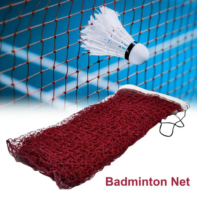 Red de bádminton profesional, accesorio de práctica de voleibol, malla de 510x76cm, Red de tenis de bádminton al aire libre, reemplazo