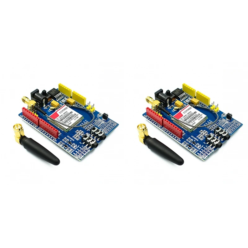 2Pcs Quad-Band SIM900 GPRS GSM Development Board Kit Development Board Module For Enhanced Connectivity For Arduino