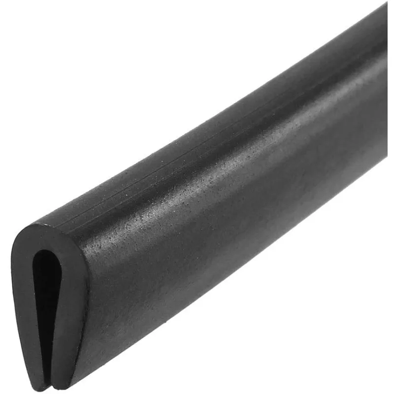 U Channel Car Door Window Edge Guard Rubber Sealing Strip Weatherstrip Glass Edge Trim