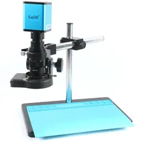 Freely Adjustable Stand 1080P HDMI Video Industrial Microscope C Mount Camera System Video Recorder 180X 200X Zoom C Mount Lens