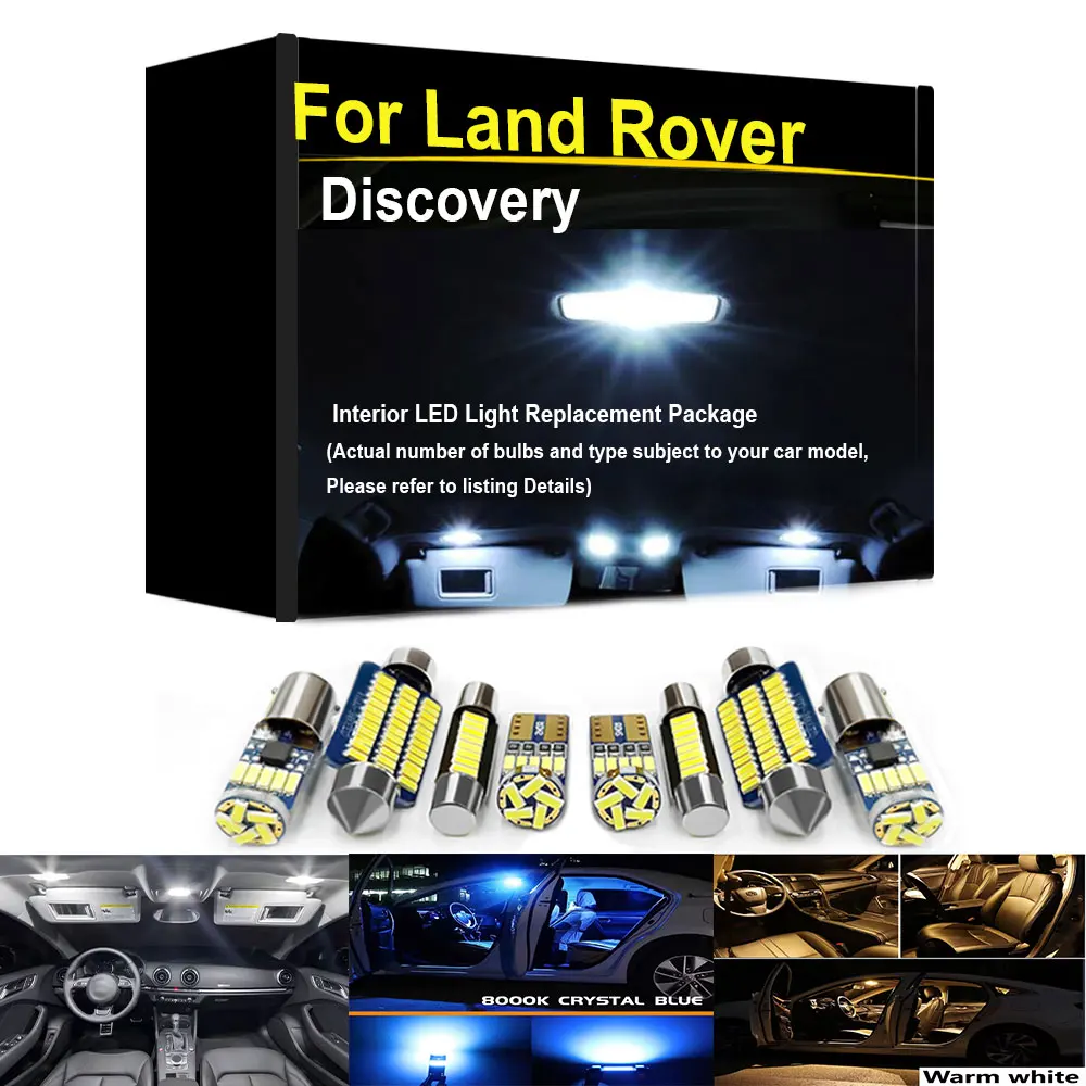 

Interior LED Lights Kit For Land Rover Discovery LR2 LR3 LR4 L318 L319 1998 2000 2002 2004 2005 2010 2012 2016 Auto Part