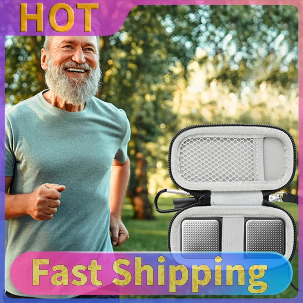Heart Monitor Case Nylon Portable Storage Case with Mesh Pocket Storage Bag for AliveCor Kardia/KardiaMobile 6L EKG