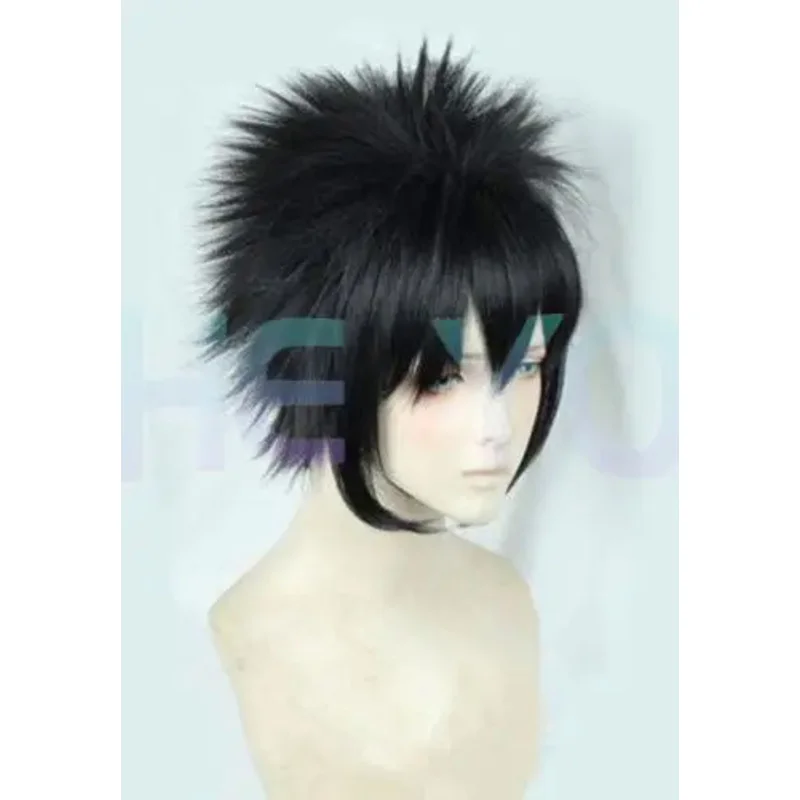 My Boku no Hero Academy Dhabi Wig Black Short Cosplay Costume Wig Track Wig Cap