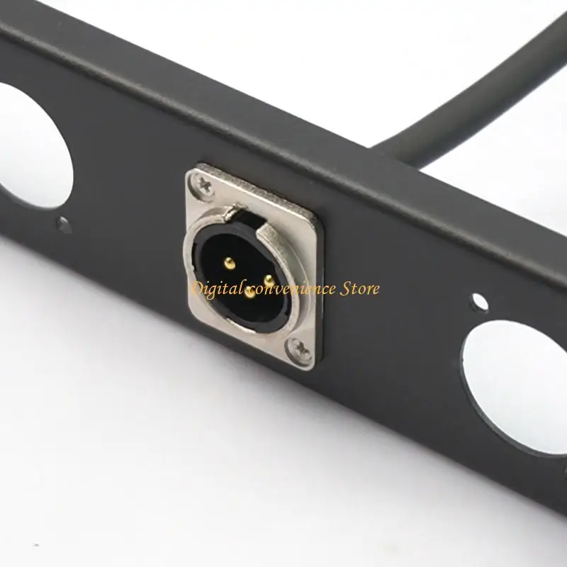 Cavo da pannello a 3 pin tipo D 97QA, diametro 6 mm, connettore bloccaggio sicuro flessibile per commutatori uditivi