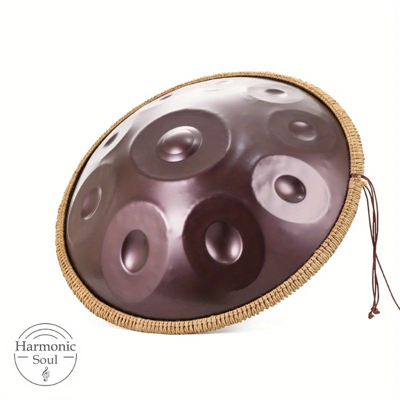 

432hzHandpan Drum 10 Note D Minor 22 Inch Tambor Meditation Instrument For Adults Yoga Music Drum For Beginner