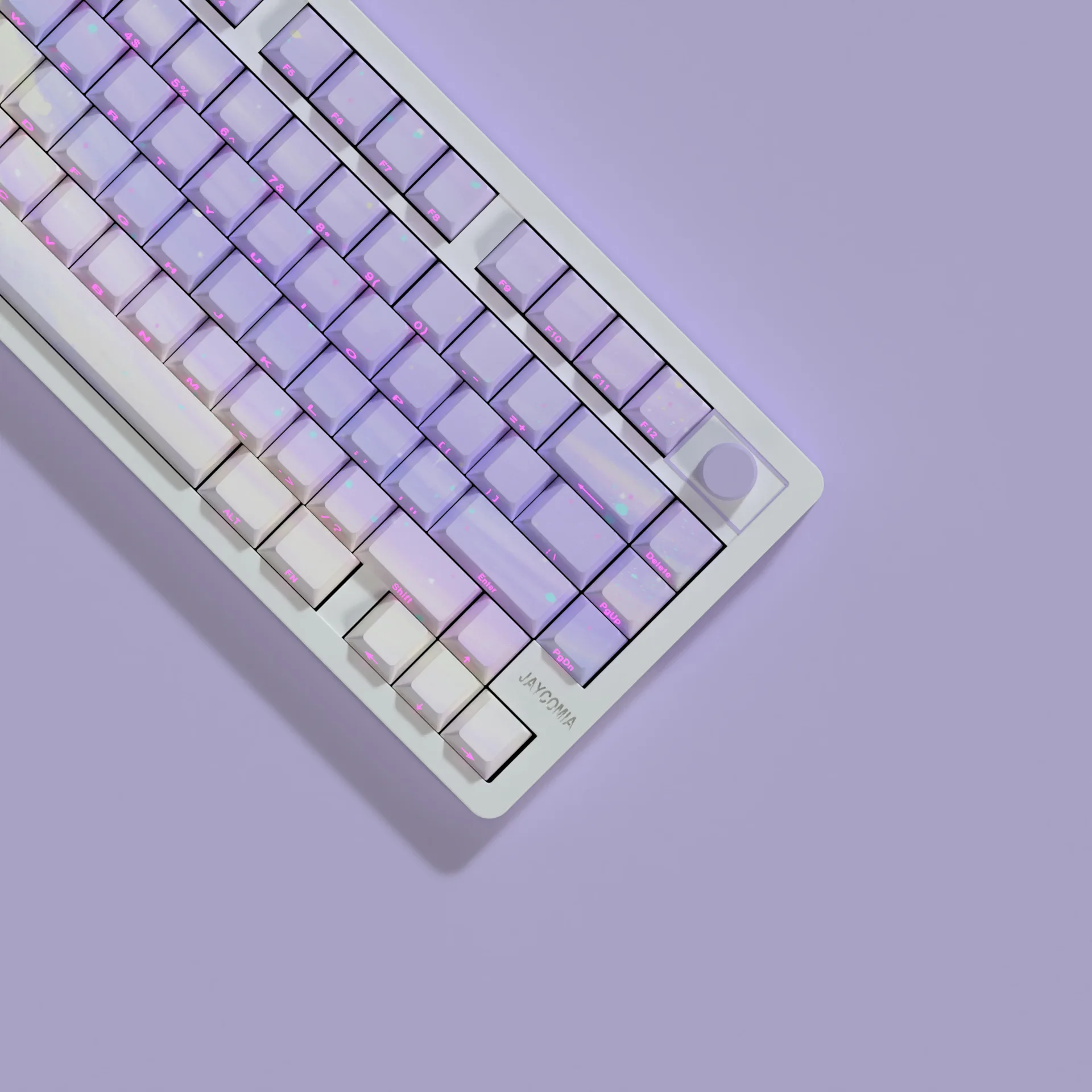 Lighthouse original side engraving two-color injection molding thermal sublimation side engraving light-transmitting keycap PBT