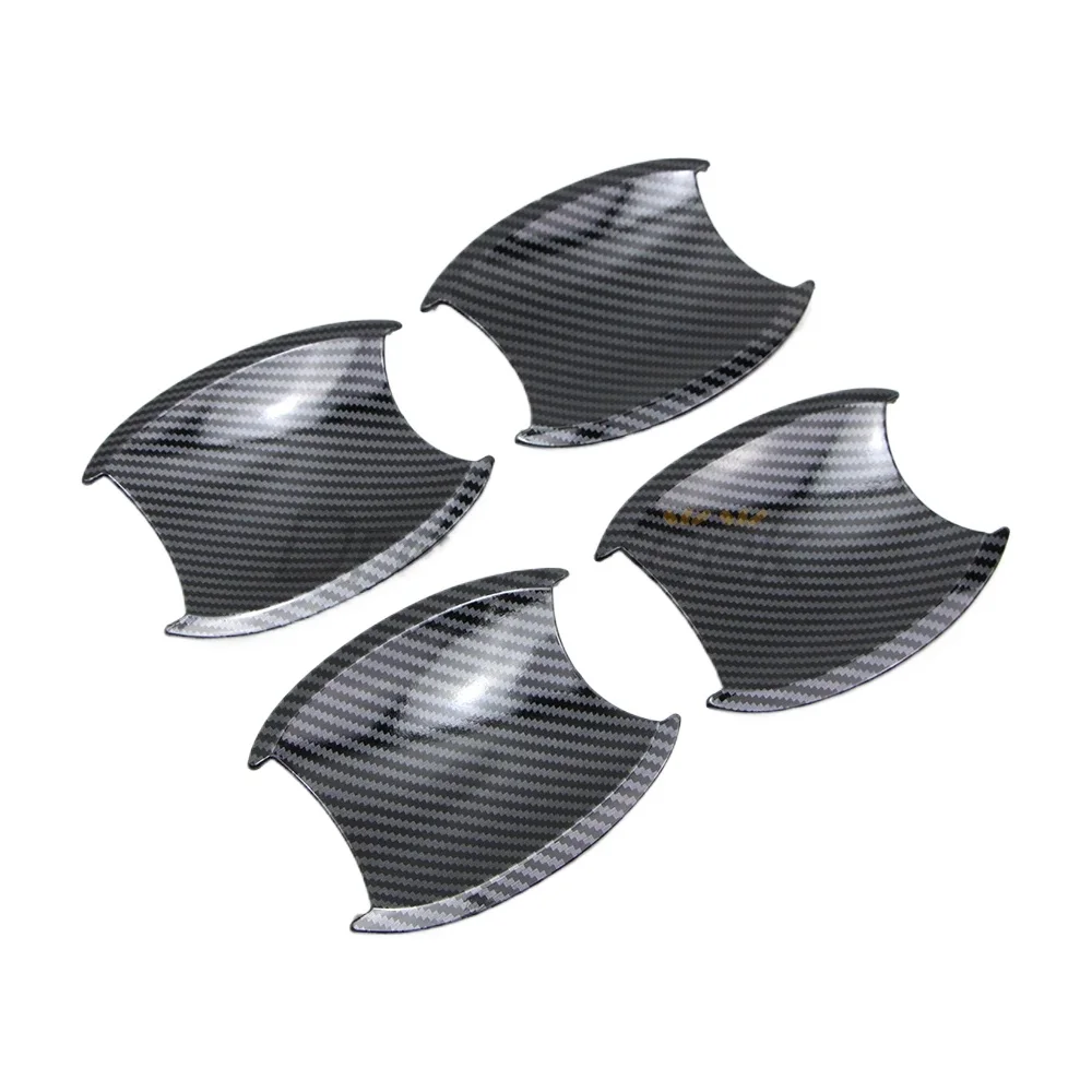 ⭐Genuine⭐ Exterior Door Handle Bowl Cover For Honda CR-V CRV 2007-2011 Chrome or Carbon Fiber Style Trim Molding Styling 4Pcs