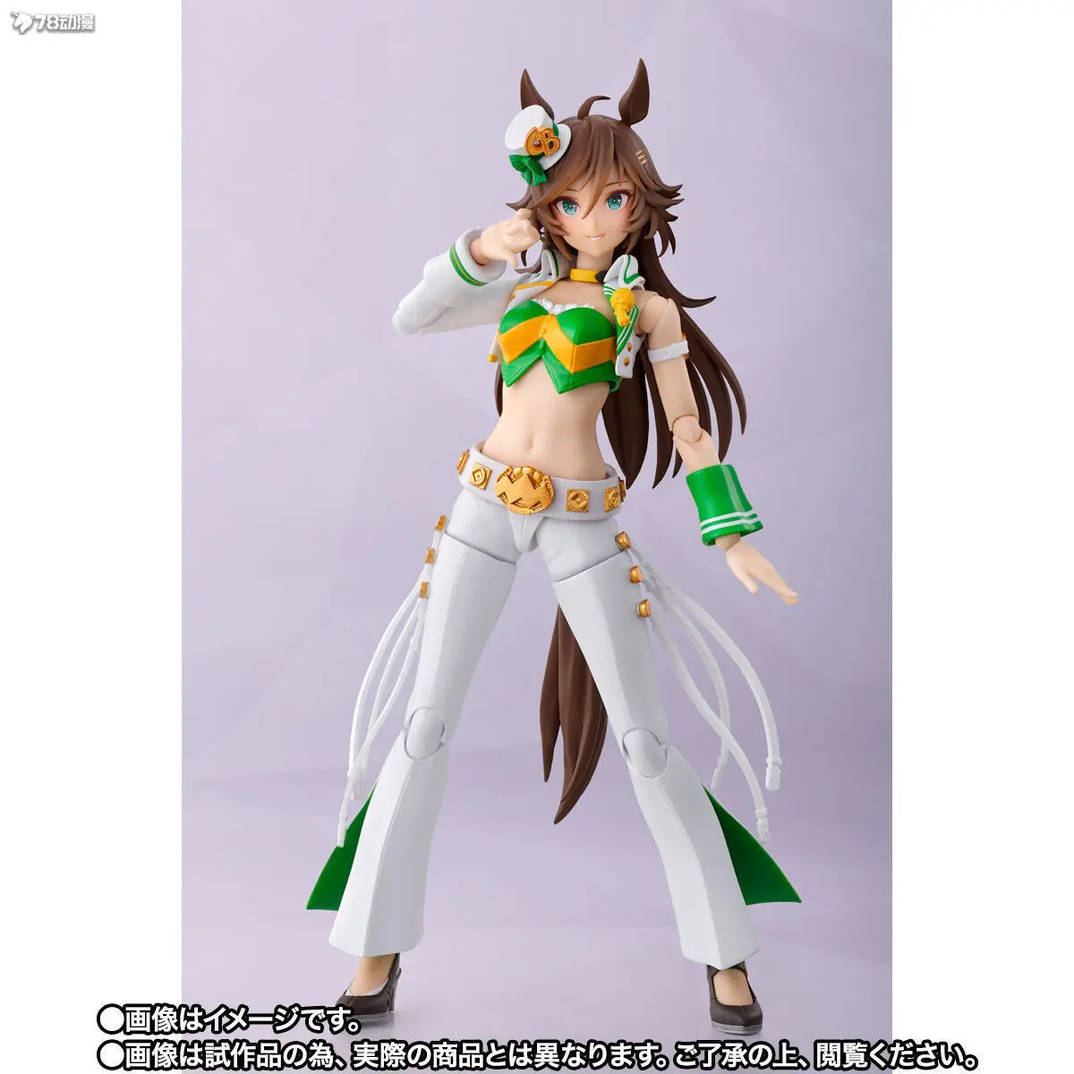 Bandai SHF Pretty Derby Mr.CB Qian Ming Stands for Shining Youjun Can Move Hand Tabletop Decoration Boy's Birthday Gift