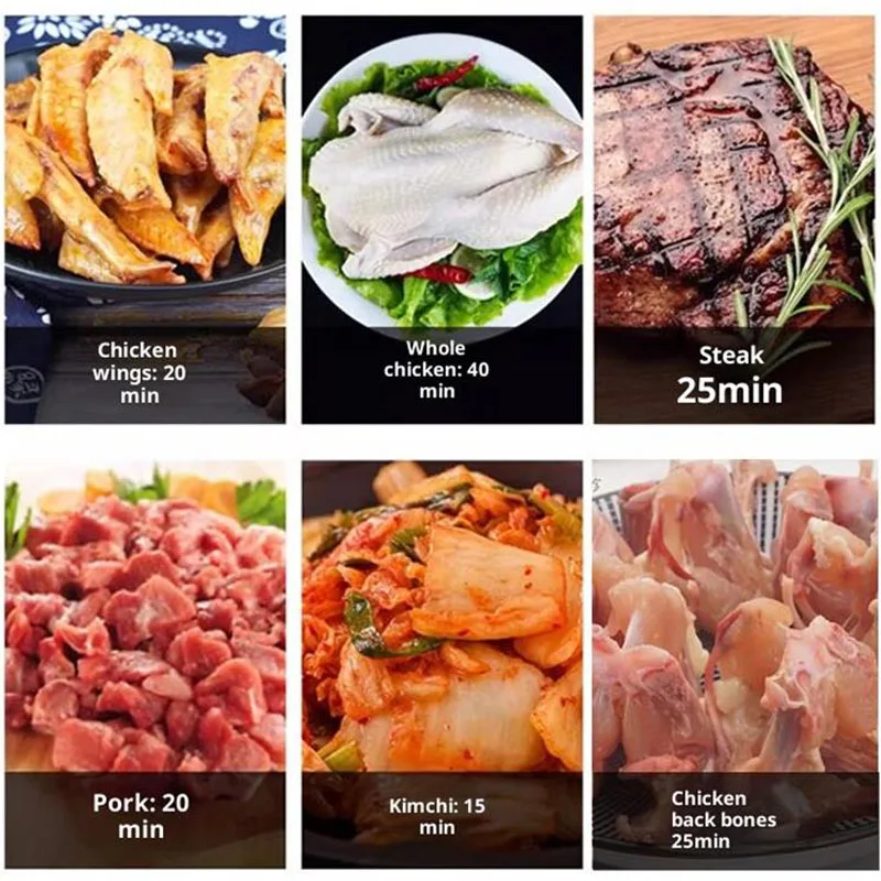 Mesin Pengaduk Bumbu Otomatis untuk Daging Kambing dan Ayam, Penggiling dan Penguleni Daging yang Di-Vakum