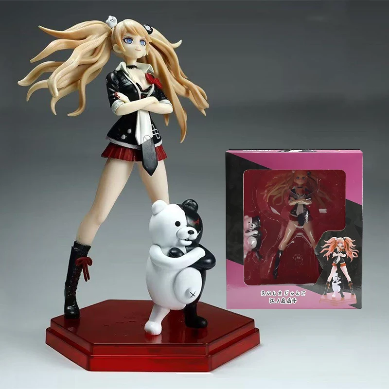 

Anime POP Junko Enoshima Figure Beautiful Girl Danganronpa Trigger Happy Havoc Figures Junko Doll Ornament PVC Collectible Toys