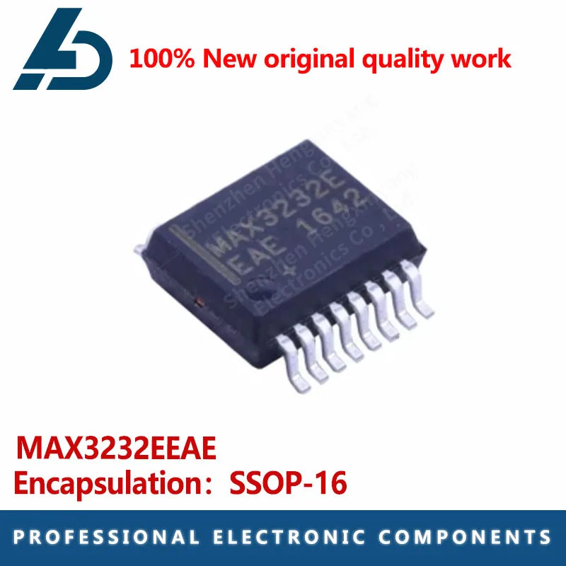 1PCS MAX3232EEAE SSOP-16 Original and genuine MAX3232EEAE T RS232 transceiver IC chip