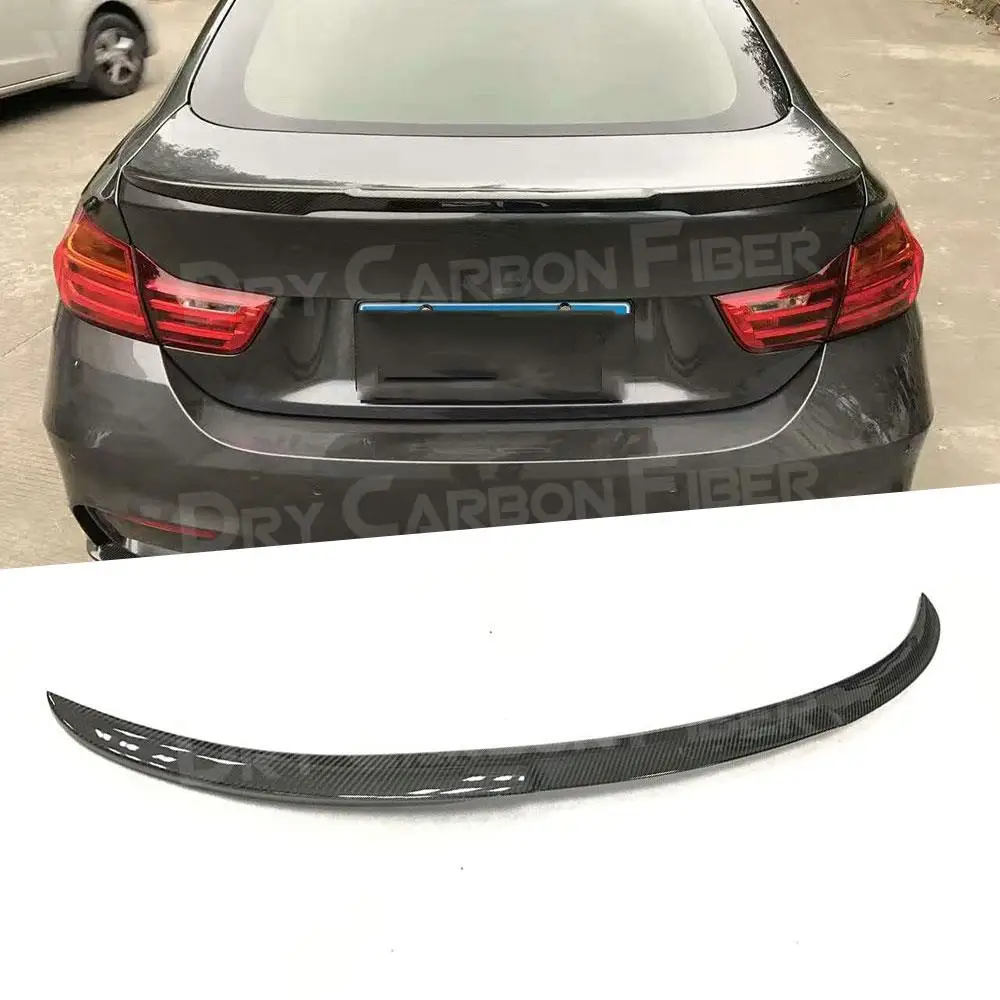 

Carbon Fiber Rear Trunk Spoiler Wings for BMW 4 Series F36 420i 420d 428i 435i Sedan 2014 - 2019 FRP Boot Lid Spoiler