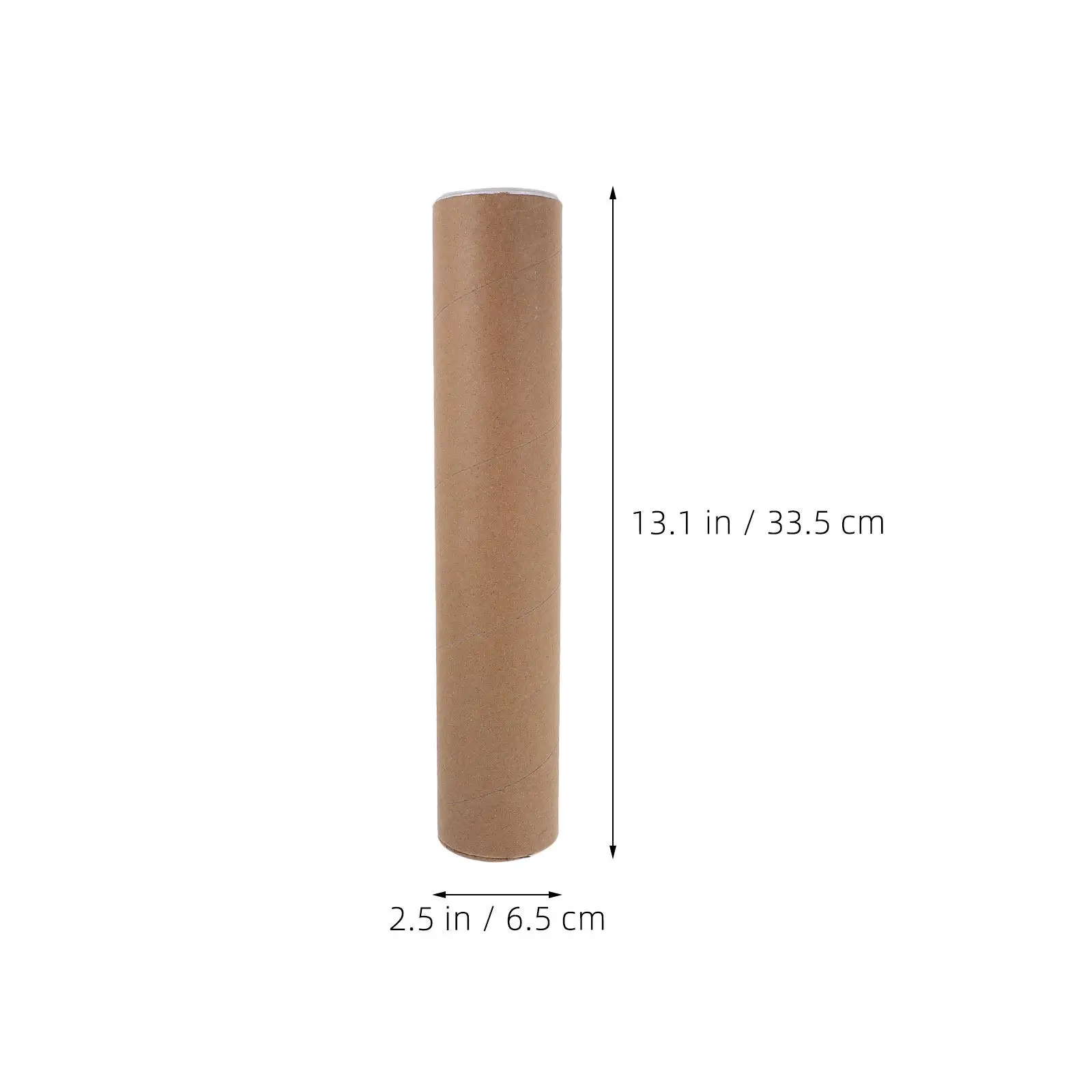 4Pcs Kraft Paper Mailing Tubes Heavy Duty Poster Tubes Organizer Storage Tube Secure Shipping Document Holder Cardboard Tube view 6