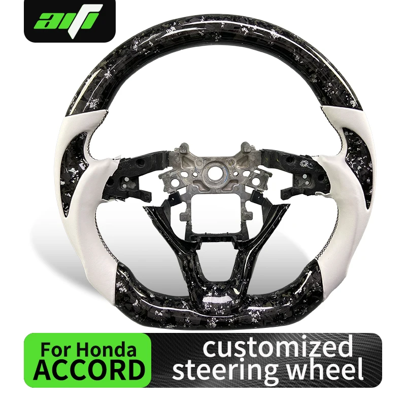 

Подходит для Honda 2018-2022 10-го поколения Accord Civic, автомобильный руль из углеродного волокна, светодиодный дисплей по индивидуальному заказу