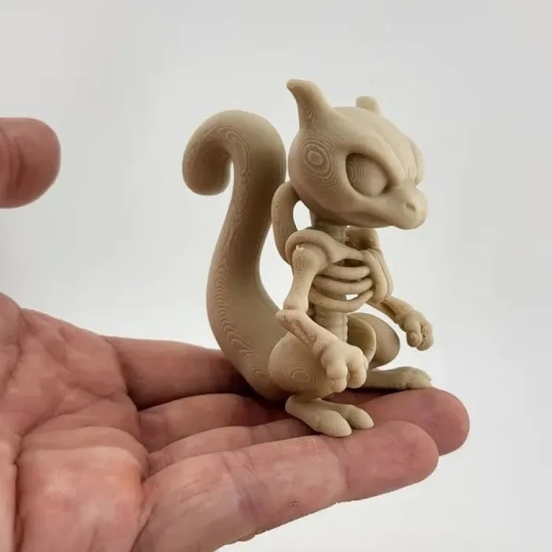 Pokemon Pikachu Gengar Actionfiguren Anime Skelettmodellfiguren Charmander Mewtwo Snorlax Eevee Desktop-Ornamente Kindergeschenk – Detail 6