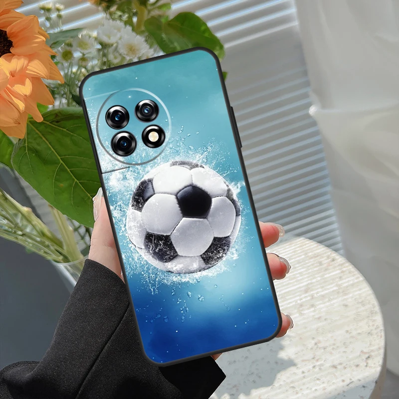 Football Passion Soccer Ball Case For OnePlus Nord 3 2T CE 2 Lite N10 N20 N30 OnePlus 10T 8T 9R 10R 11 8 9 10 Pro Cover