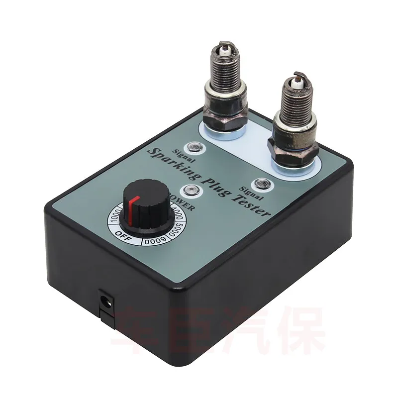 Adjustable Dual‑Hole Spark Plug Tester Bench High‑Voltage Ignition Test Diagnostic Tool for Spark Plug Circuit Inspection