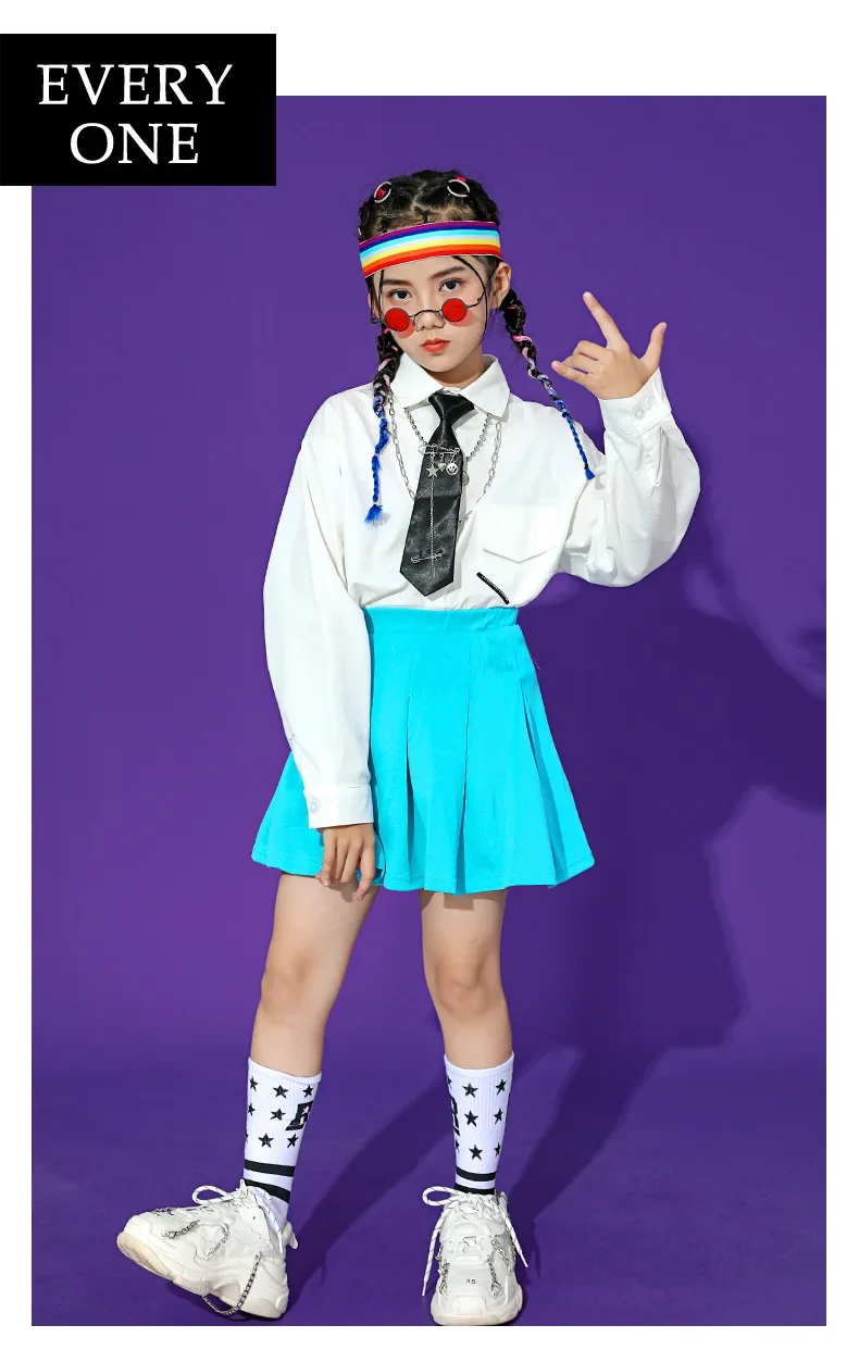 Neues Kinder-Hip-Hop-Tanzkostüm, Streetwear-Outfit für Jungen, Jazz-Tanzkleidung für Mädchen, China-Chic Laufsteg-Performance-Wettbewerbsanzug – Detail 2