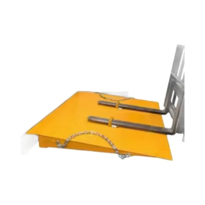 Fixed container floor plate docking and unloading connecting plate loading and unloading