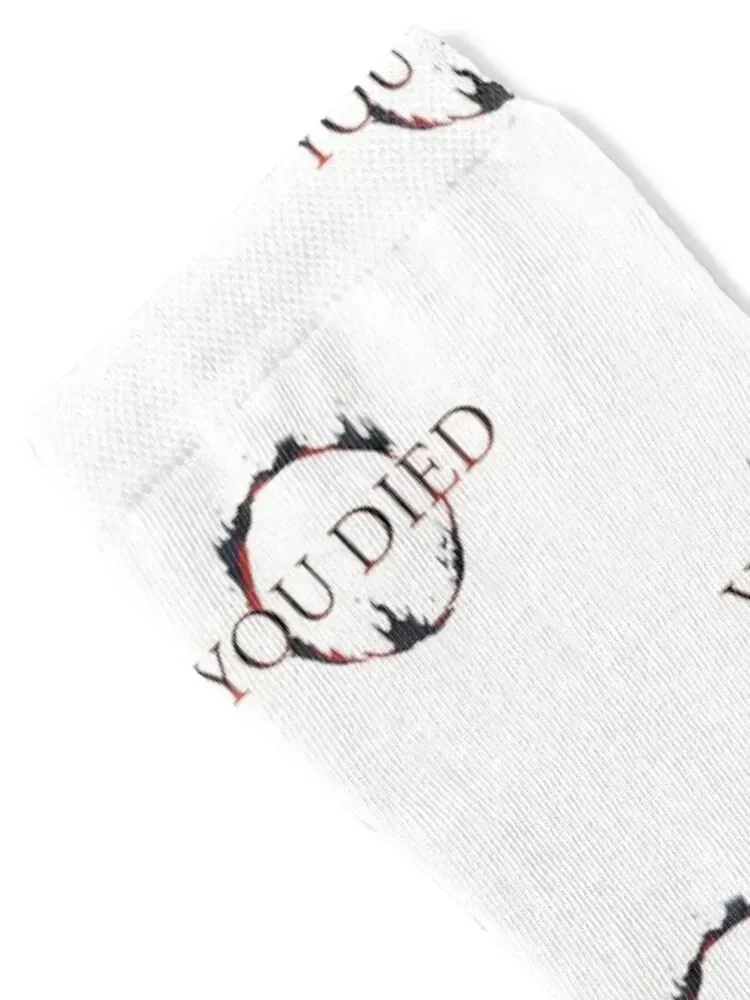 You Died Flame Socks japanese fashion Stockings man hiking new year Socks Ladies Men's