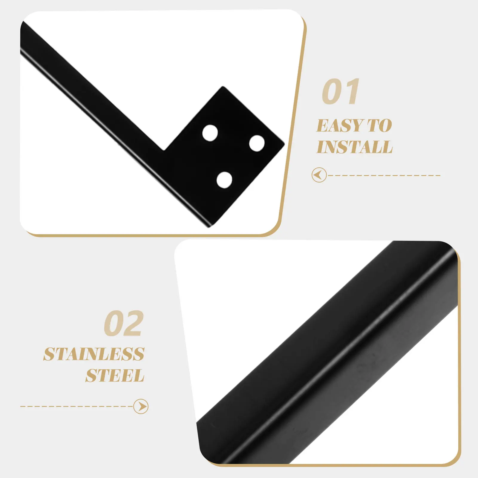 

Защитная накладка на дверную защелку из нержавеющей стали, усиленная защитная пластина для наружной дверной защелки, защита для дверного замка