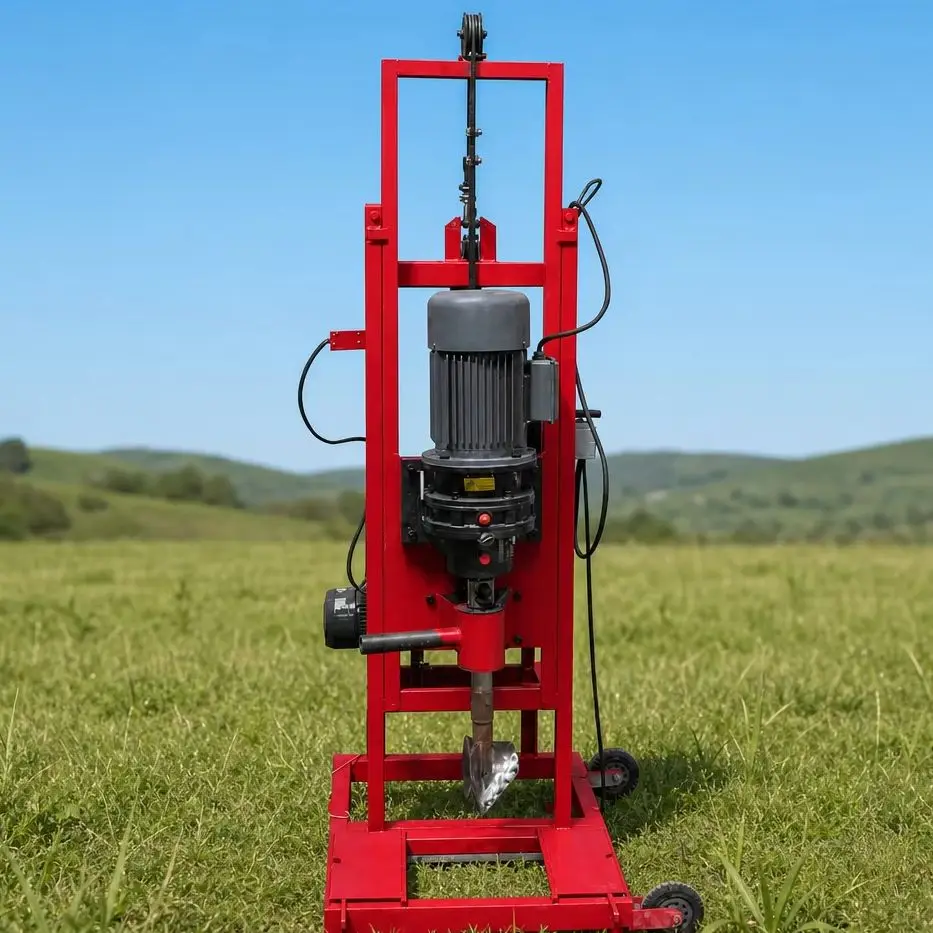 Customized Water Well Drilling Equipment 100m Hydraulic System Durable Structure Mobile Type Drilling Rig