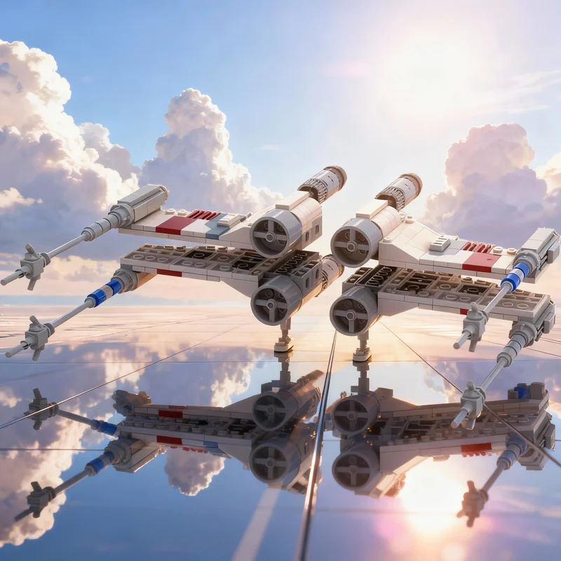 

405pcs MOC Wings For X Wing Set Star Battle Model Building Blocks Creative Gift DIY Display Decor Adult Premium Kids Desk Home