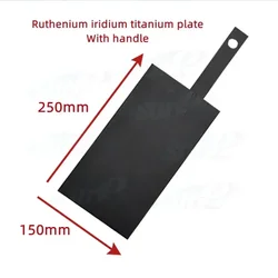 Ruthenium iridium titanium electrode