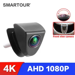 SMARTOUR-cámara con vista frontal de ojo de pez AHD 1080P para Toyota, Prado, Highlander, Cruis, Camry, Corolla, Yaris, VIZI, REIZ, Verso, Veranda