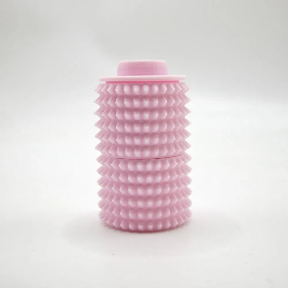 لعبة جريبي صغيرة جديدة قابلة للدوران لتخفيف التوتر بطباعة ثلاثية الأبعاد لعبة حسية فريدة من نوعها مع تدليك شائك لتخفيف الضغط بأطراف الأصابع