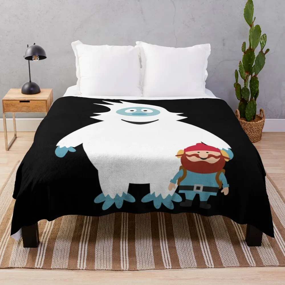 

Abominable Snowman Friend T-Shirt Throw Blanket Flannel Blankets Sofas Of Decoration heavy to sleep For Baby Blankets