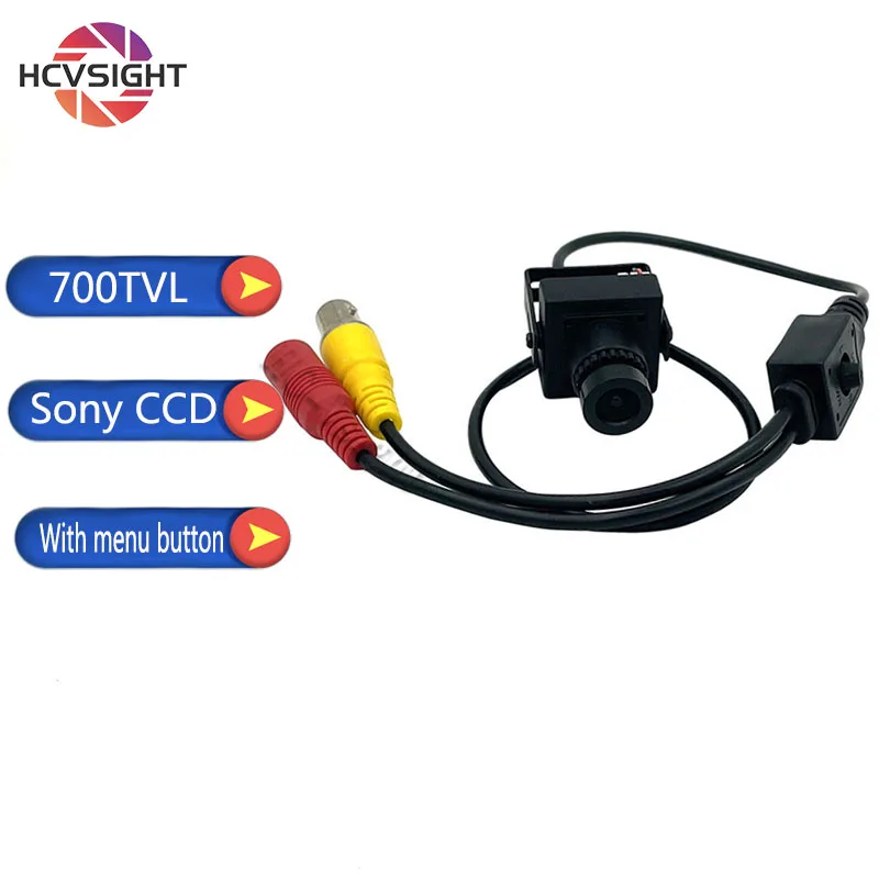 700TVL 25*25MM Miniature Size Low Lux  Mini CVBS Camera Anolog CCTV Security With  Menu For Industry Machine Use