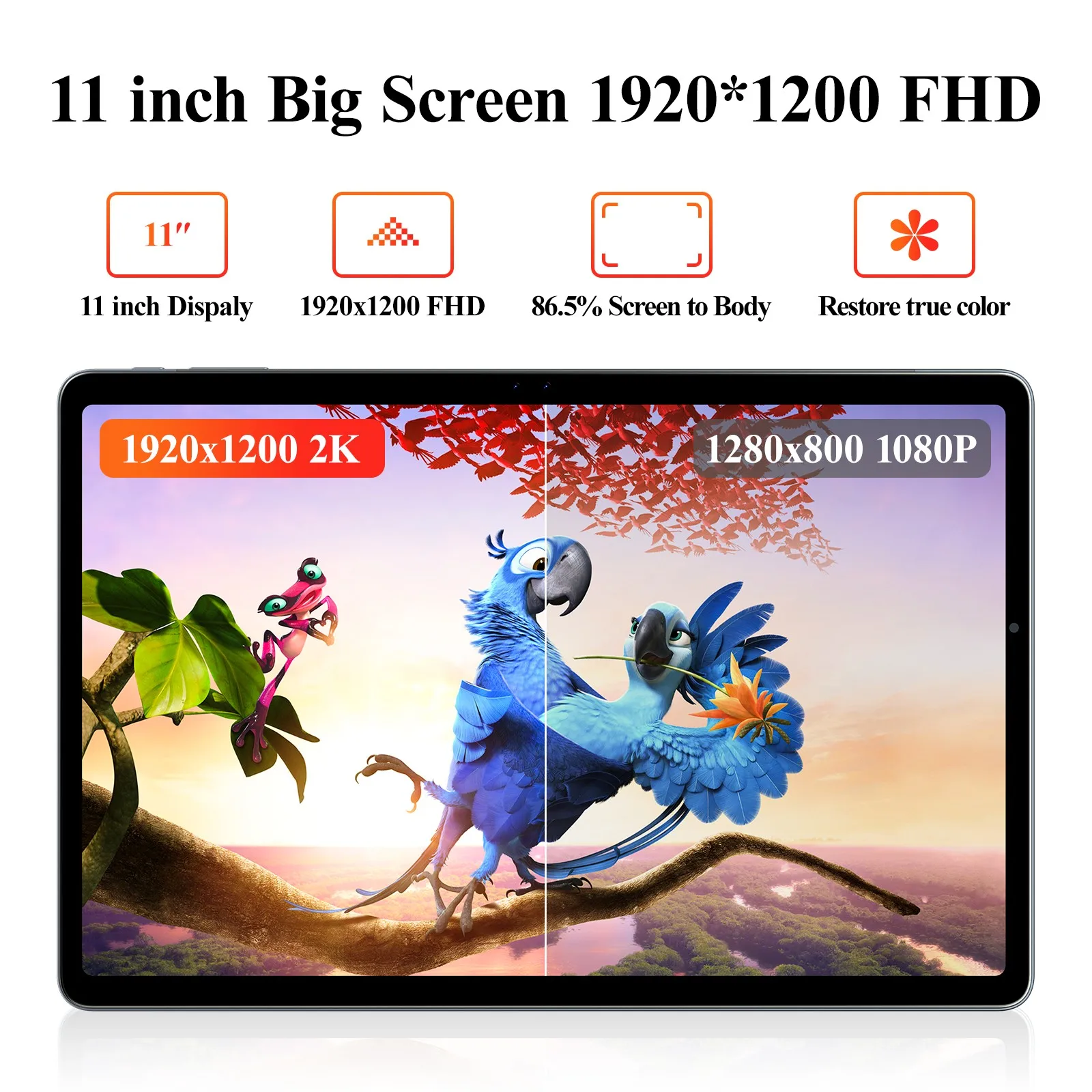 SUXI A9 Tablet Android 14 de 11 polegadas – 14 GB de RAM (6 + 8) + 256 GB, 4G LTE + WiFi duplo, bateria de 6000 mAh, leve e potente para Stu