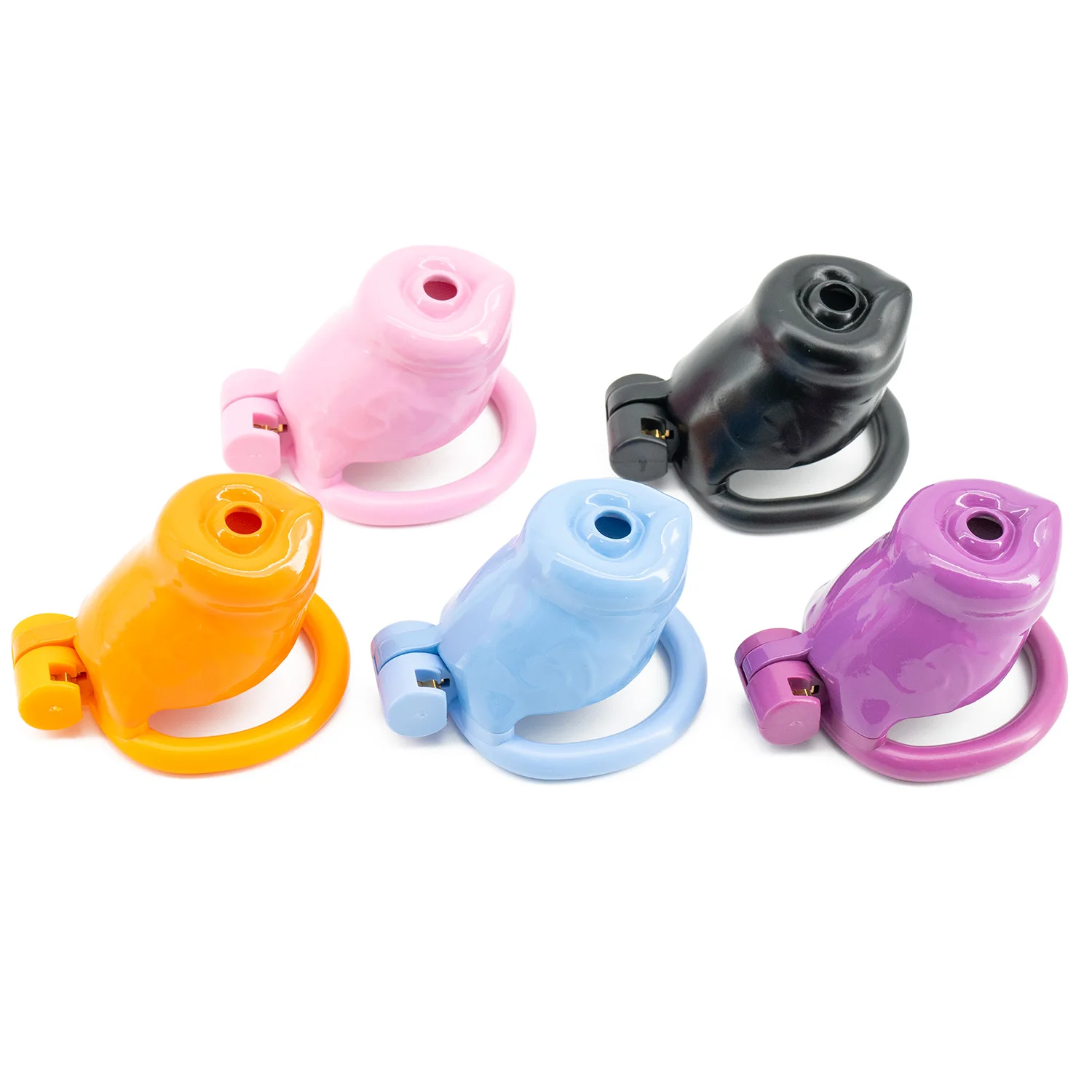 3 size Bulldogs penis 3D Printing chastity cage device puppy Cock Protector slave chastity lock for men