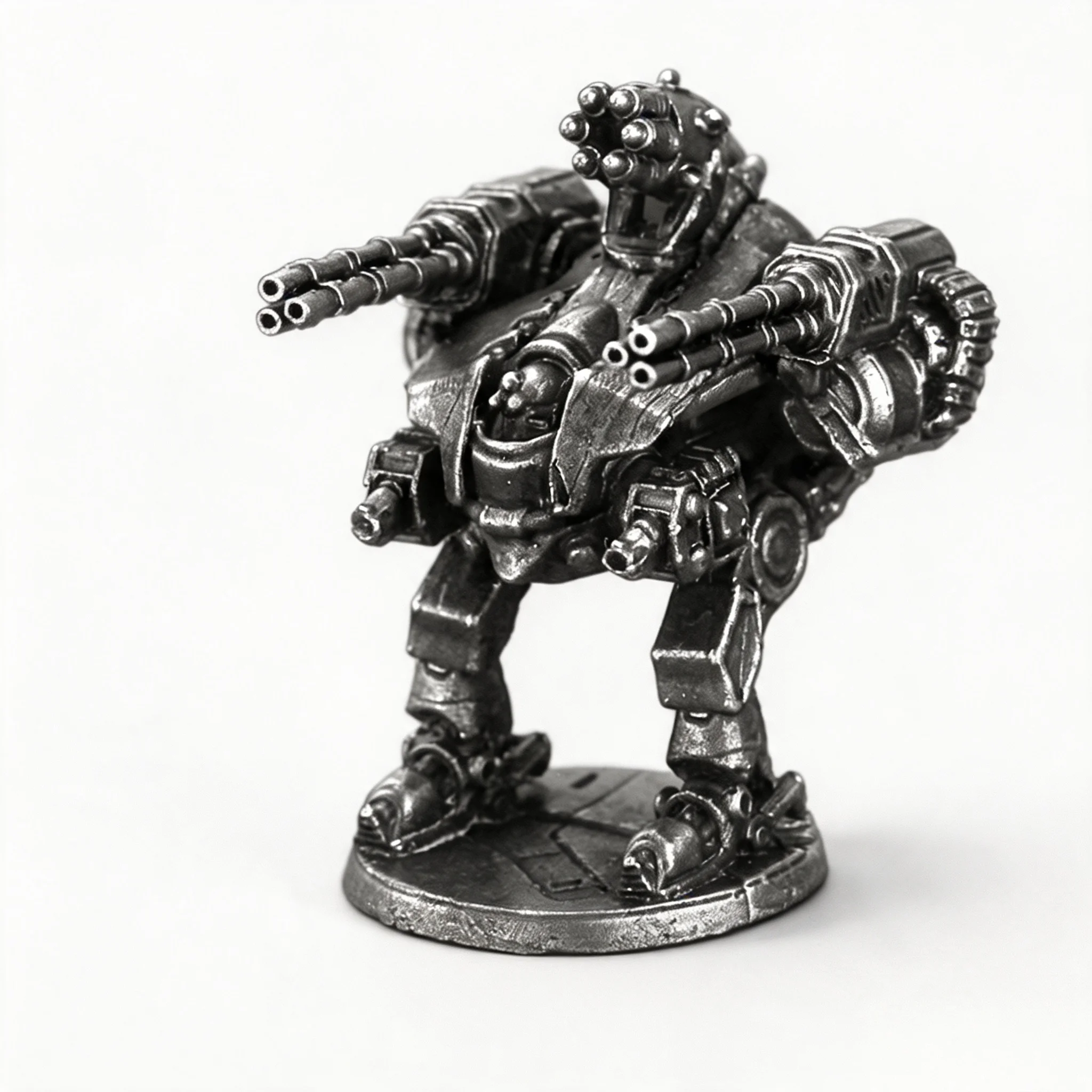 Alloy Metal Mecha Robot Sci Fi Model 2026 New Action Figure Miniatures Tabletop Wargame Unpainted Vehicle Car Decor Gift