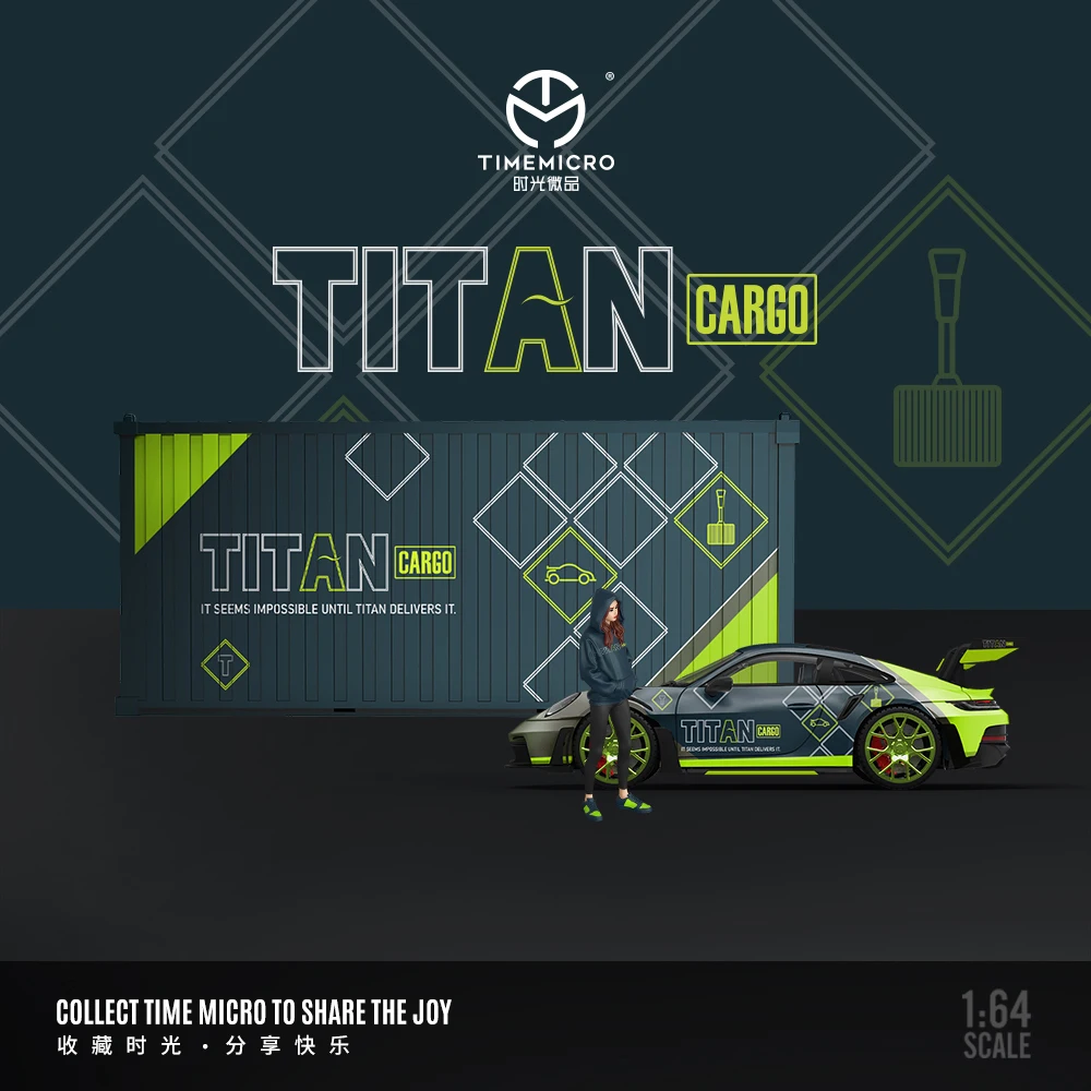 

* Предварительный заказ * TIME MICRO 1:64 992 GT3 RS TITAN, имитация картины, модель автомобиля из сплава для хобби, коллекционных предметов и дисплея * подарок