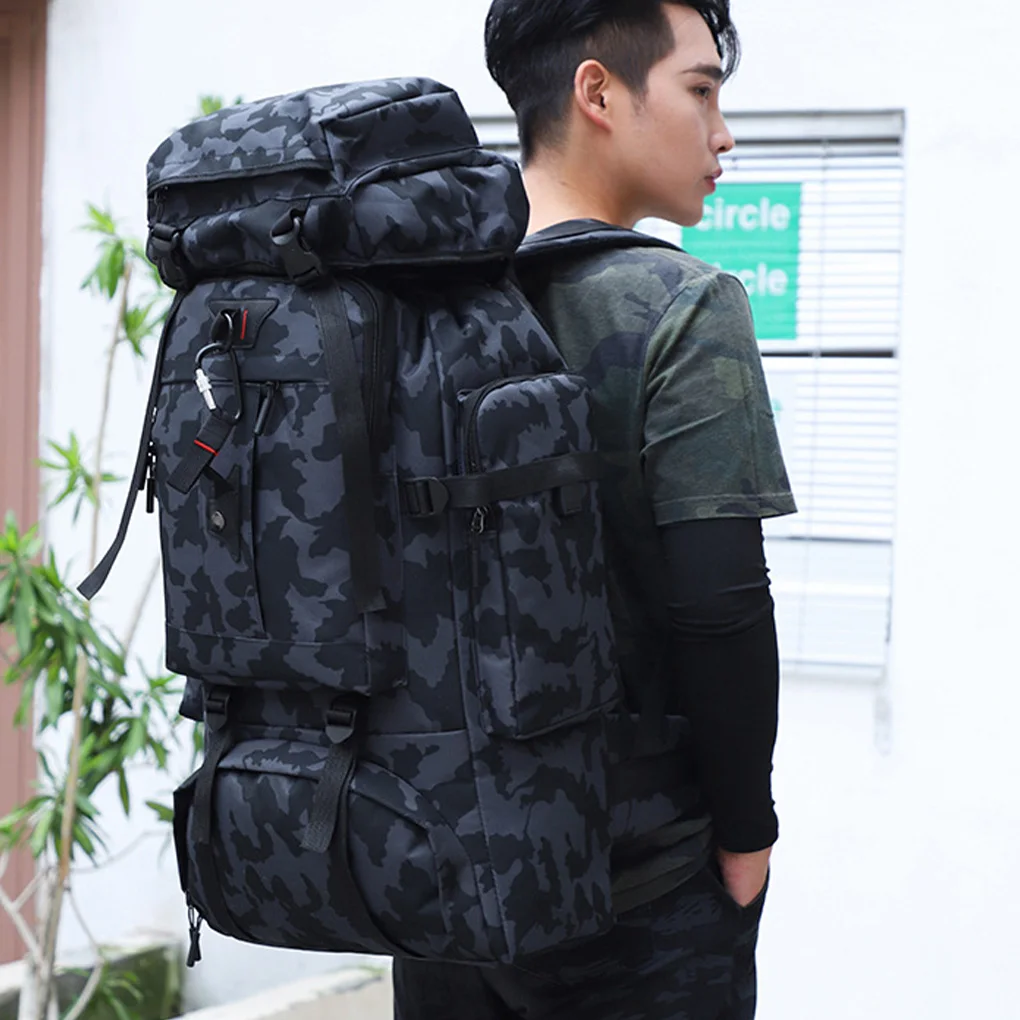 Backpack Outdoor Trekking Rucksack Packsack Storage Bag City Camouflage