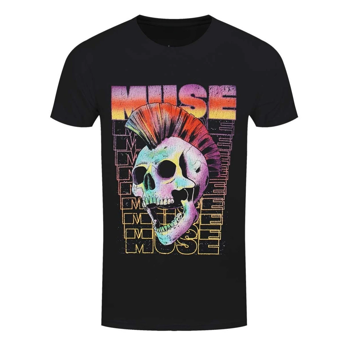 Muse Graphic Cotton T-shirt Unisex Summer Short Sleeve Fashion Brand Tee Luxury Casual Vintage Tees
